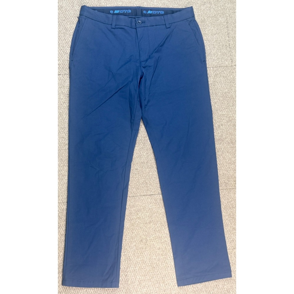 Vineyard Vines OTG Men's Blue Side Zip Pocket Golf Pants Size 33x30